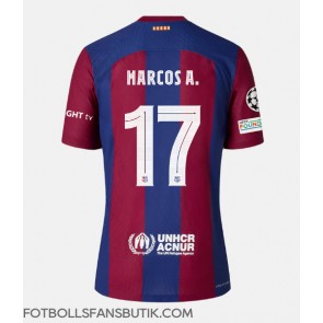 Barcelona Marcos Alonso #17 Replika Hemmatröja 2023-24 Kortärmad